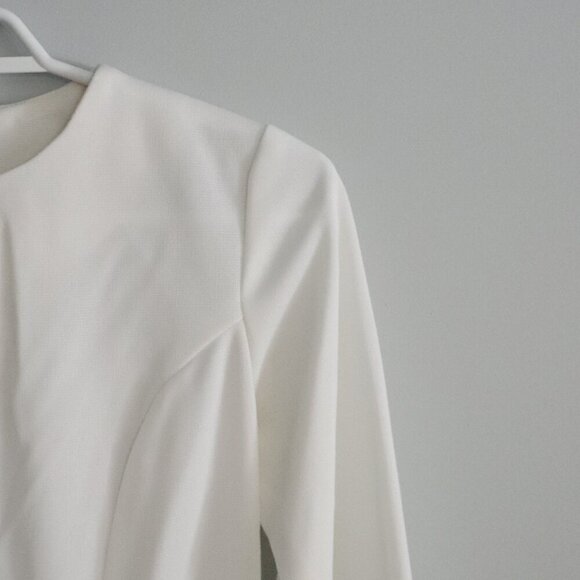 BNWOT Vintage Women's XS White Union‎ 70's Winter Wedding w Hood Maxi Dress Gown - Picture 7 of 16